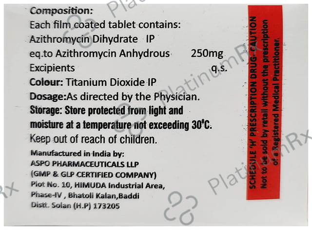 Azeeript 250mg Tablet 6s