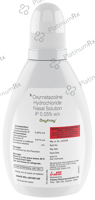 Oxytroy Nasal Solution 10ml