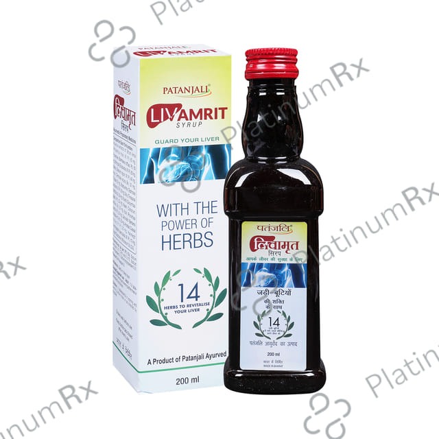 Patanjali Ayurveda Liv-Amrit Syrup - For Liver Health