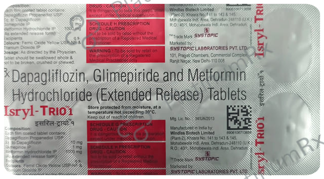 Isryl Trio 1mg Tablet 10s