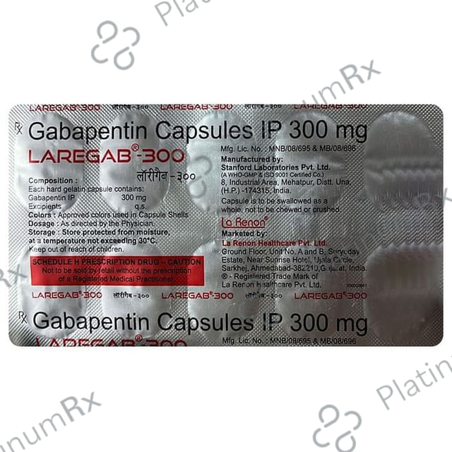 Laregab 300mg Capsule 10s