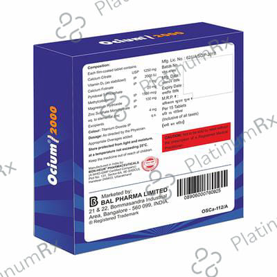 Ocium 2000mg Tablet 15s