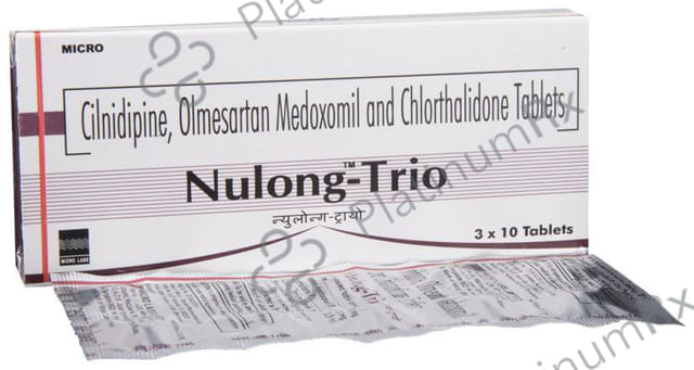 Nulong Trio 20/10/12.5mg Tablet 10s