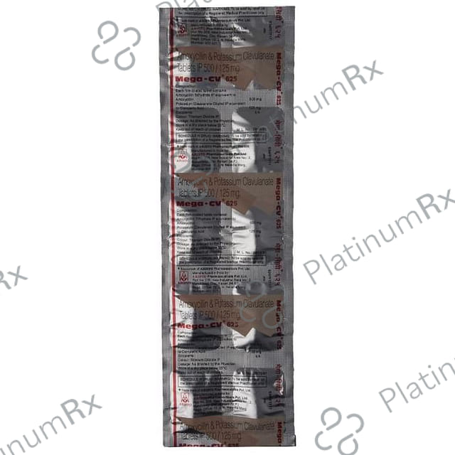 Mega CV 625mg Tablet 10s