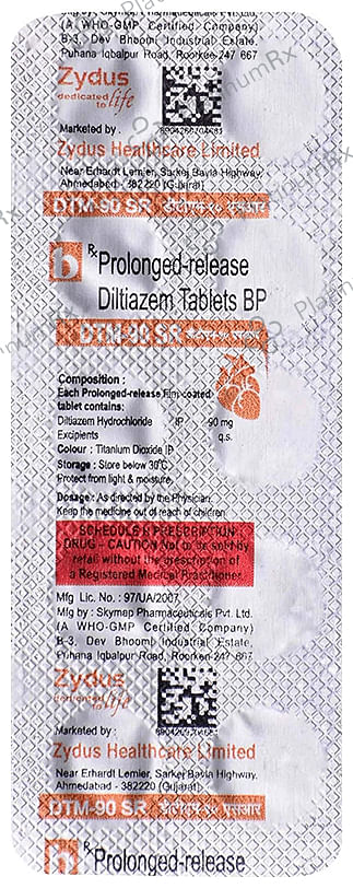 Dtm 90mg SR Tablet 10s