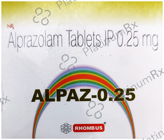 Alpaz 0.25mg Tablet 10s