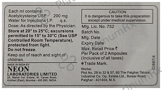 Mucyst 400mg Injection 2ml
