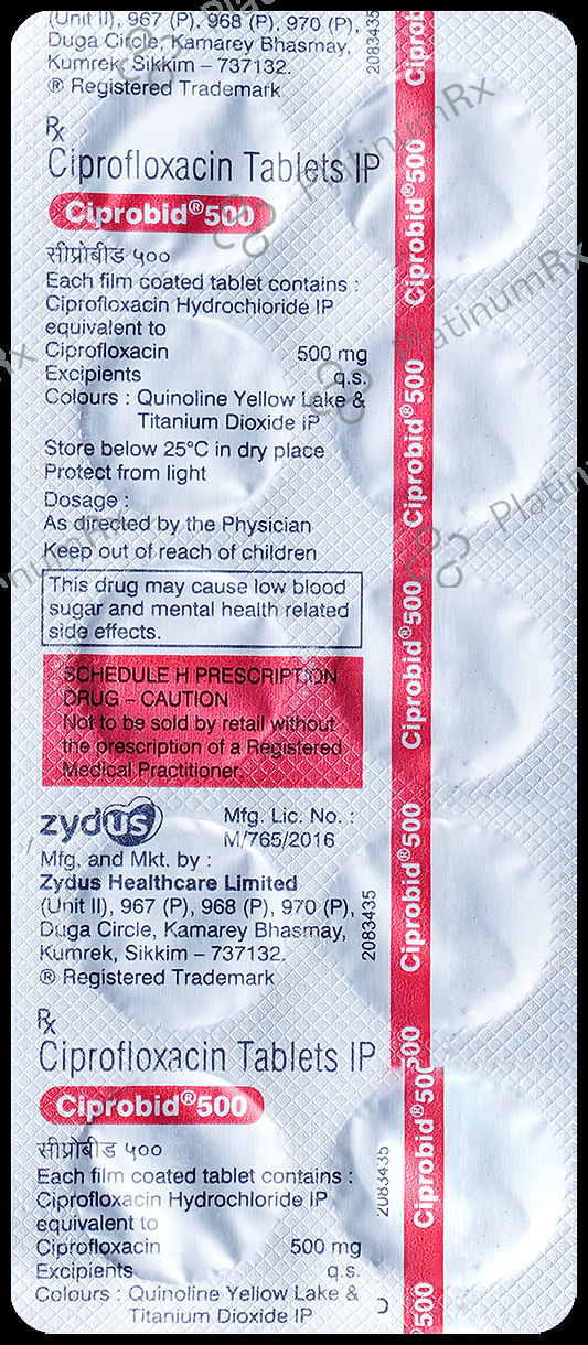 Ciprobid 500mg Tablet 10s