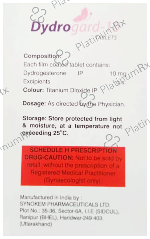 Dydrogard 10mg Tablet 10s