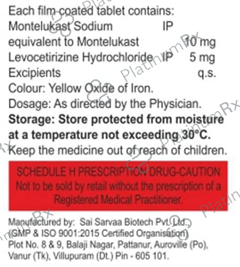 Montelad LC 5/10mg Tablet 10s