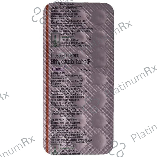Yamini 3/0.035mg Tablet 21s