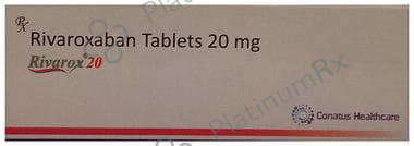 Rivarox 20 Tablet 14 tablets