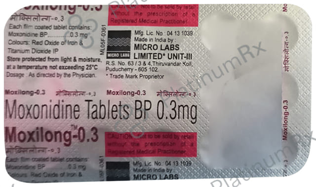 Moxilong 0.3mg Tablet 15s