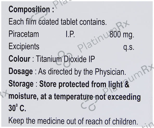 Gencephal 800mg Tablet 10s