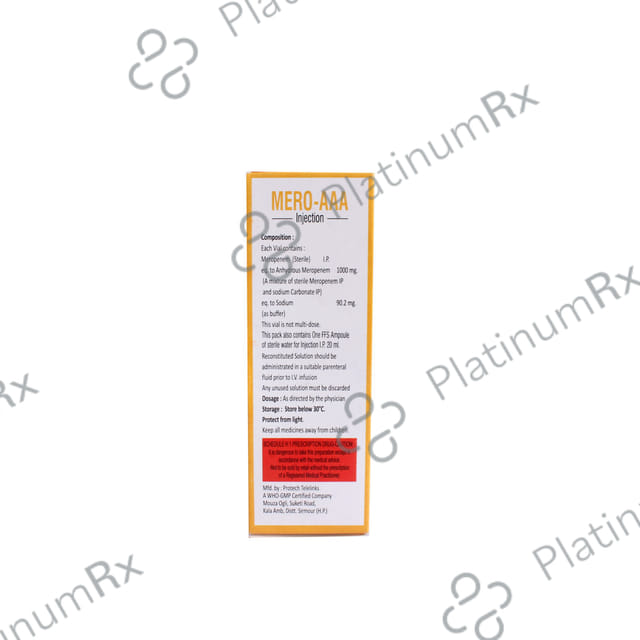 Mero Aaa 1000mg Injection 1s