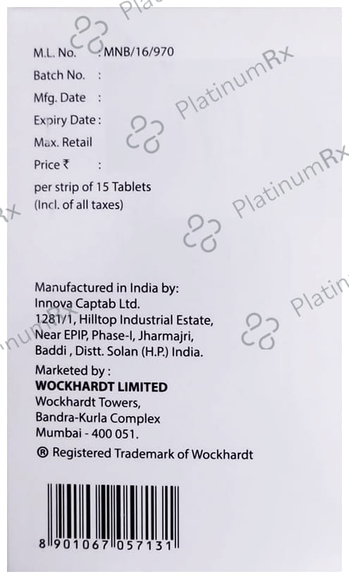 Inogla M 500 Tablet PR 500/20mg 15s