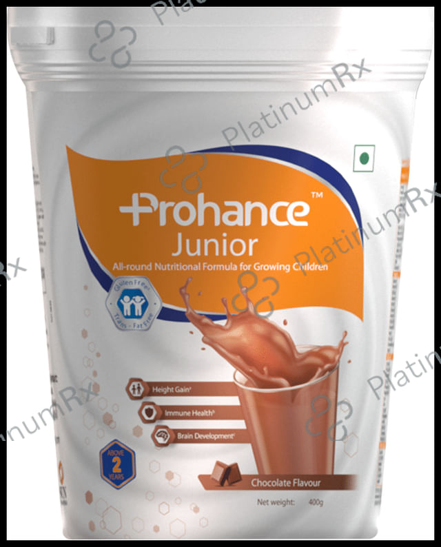 Prohance Junior Flavour Chocolate Powder 400gm