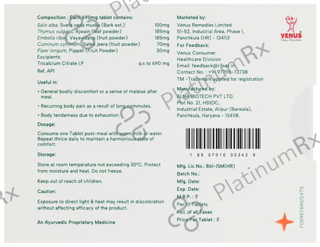 R3SET Pain Relief Tablet 10 tablets
