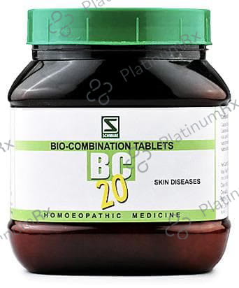 Dr Willmar Schwabe India Bio-Combination 20 (BC 20) Tablet 550 gm