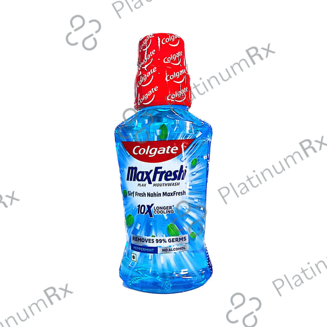 Colgate Peppermint MaxFresh Plax Antibacterial Mouth Wash 250ml