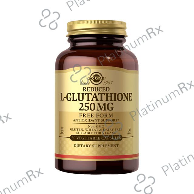 Solgar Reduced L-Glutathione 250mg Vegetable Capsule