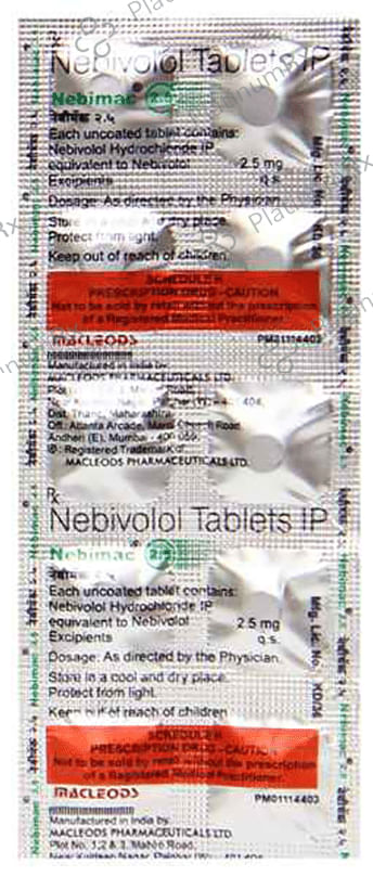 Nebimac 2.5mg Tablet 10s