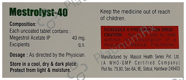 Mestrolyst 40 Tablet