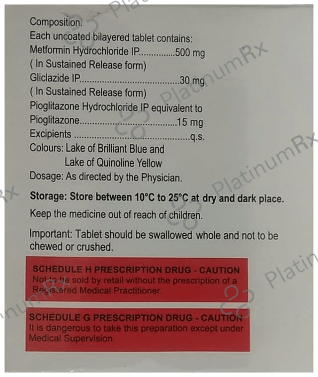 Aim7 30/15/500mg Tablet XR 15s