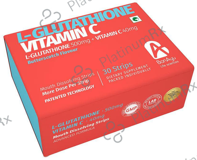 BonAyu Glutathione + Vitamin C Mouth Dissolving Strip