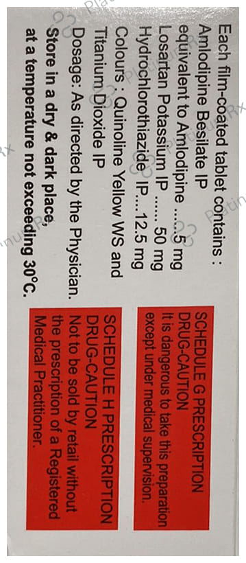 Amlozaar H 50/12.5mg Tablet 15s