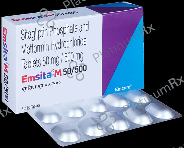 Emsita M 50/500mg Tablet 10s