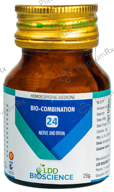 LDD Bioscience Bio-Combination 24 Nerve And Brain Tablet 25 gm