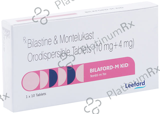 Bilaford M Kid 4/10mg Tablet 10s