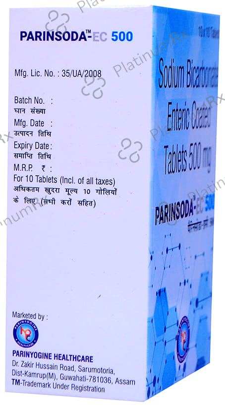 Parinsoda EC 500mg Tablet 10s