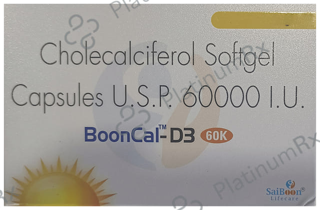 Booncal D3 60K Softgel Capsule 8s