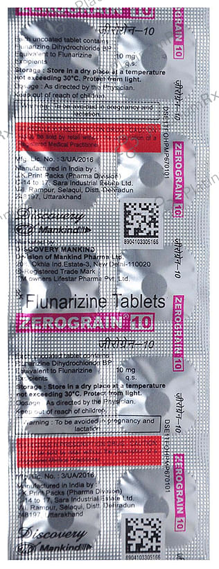 Zerograin 10mg Tablet 10s