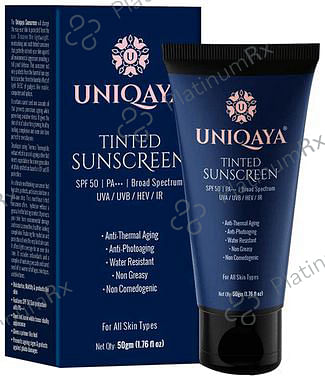 Uniqaya Tinted Sunscreen SPF 50