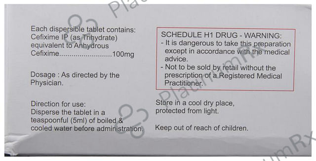 Taxim O DT 100mg Tablet 10s