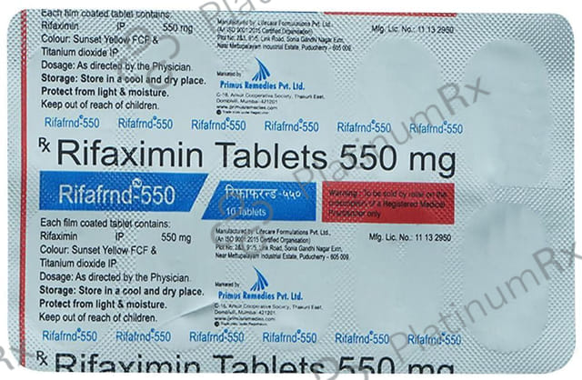 Rifafrnd 550mg Tablet 10s