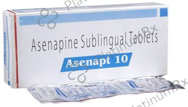 Asenapt 10mg Sublingual Tablet 10s