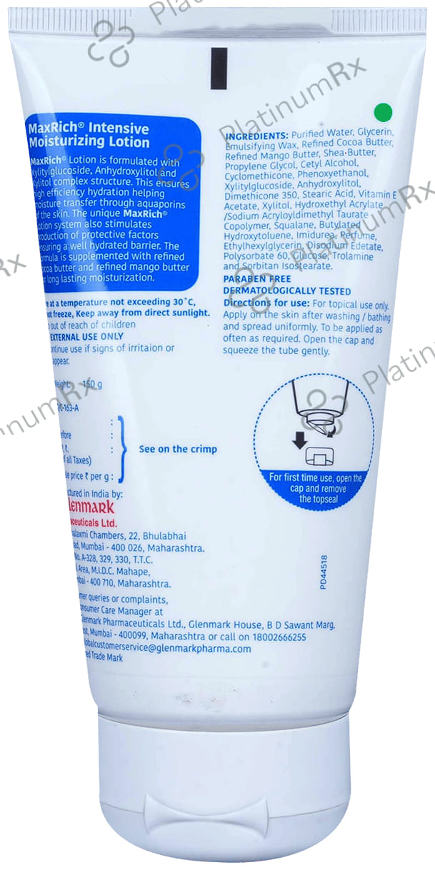 Maxrich Intensive Moisturizing Lotion 150gm