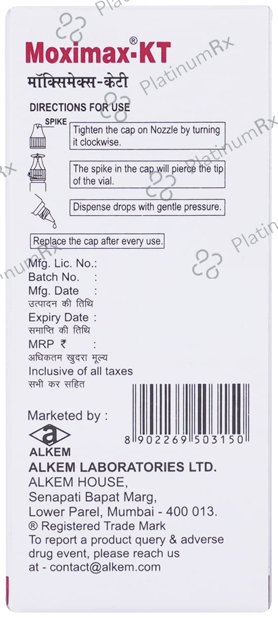 Moximax KT Eye Drop 10ml