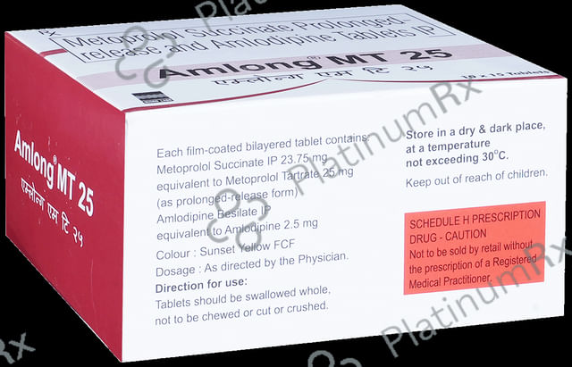 Amlong MT 25mg Tablet PR 15s