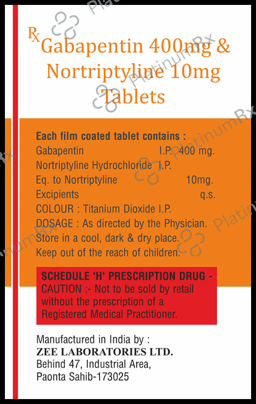 Ortiplin G 400mg/10mg Tablet