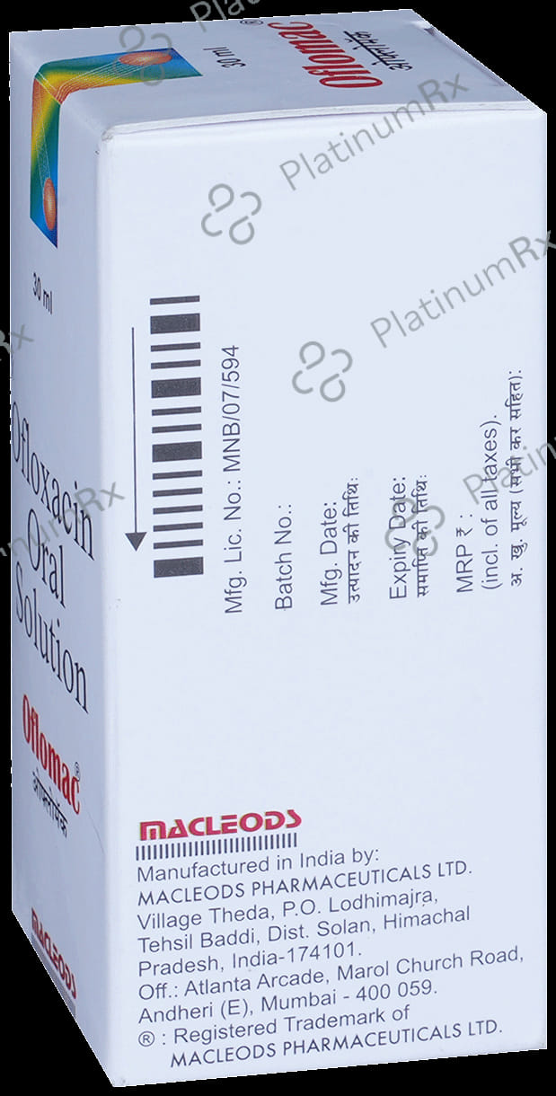 Oflomac 50mg Oral Solution 30ml