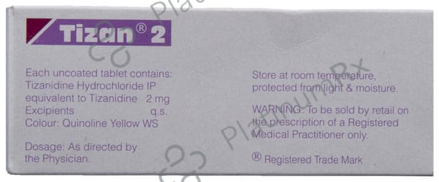 Tizan 2mg Tablet 10s