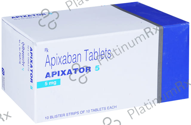Apixator 5mg Tablet 10s