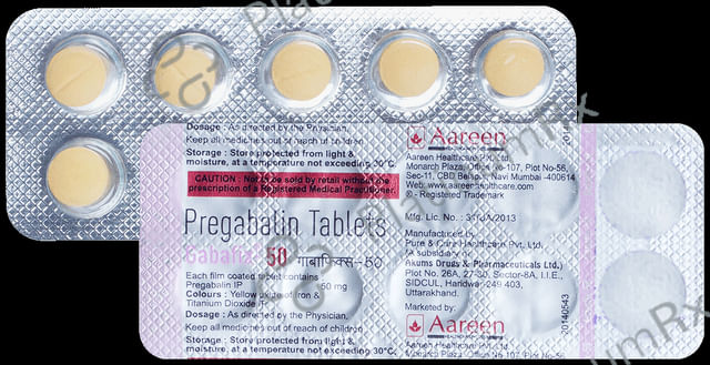 Gabafix 50mg Capsule 10s
