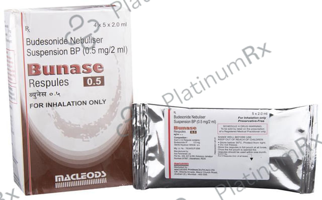 Bunase 0.5mg Respule 5s