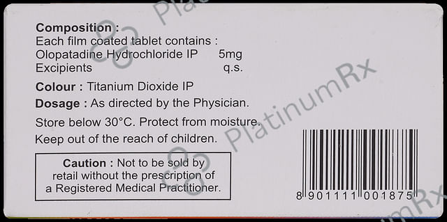 Patadin 5mg Tablet 10s